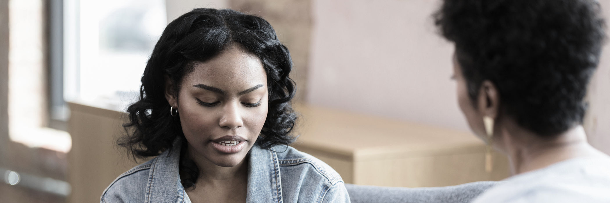 A woman in outpatient addiction treatment at Pillars Health Group.