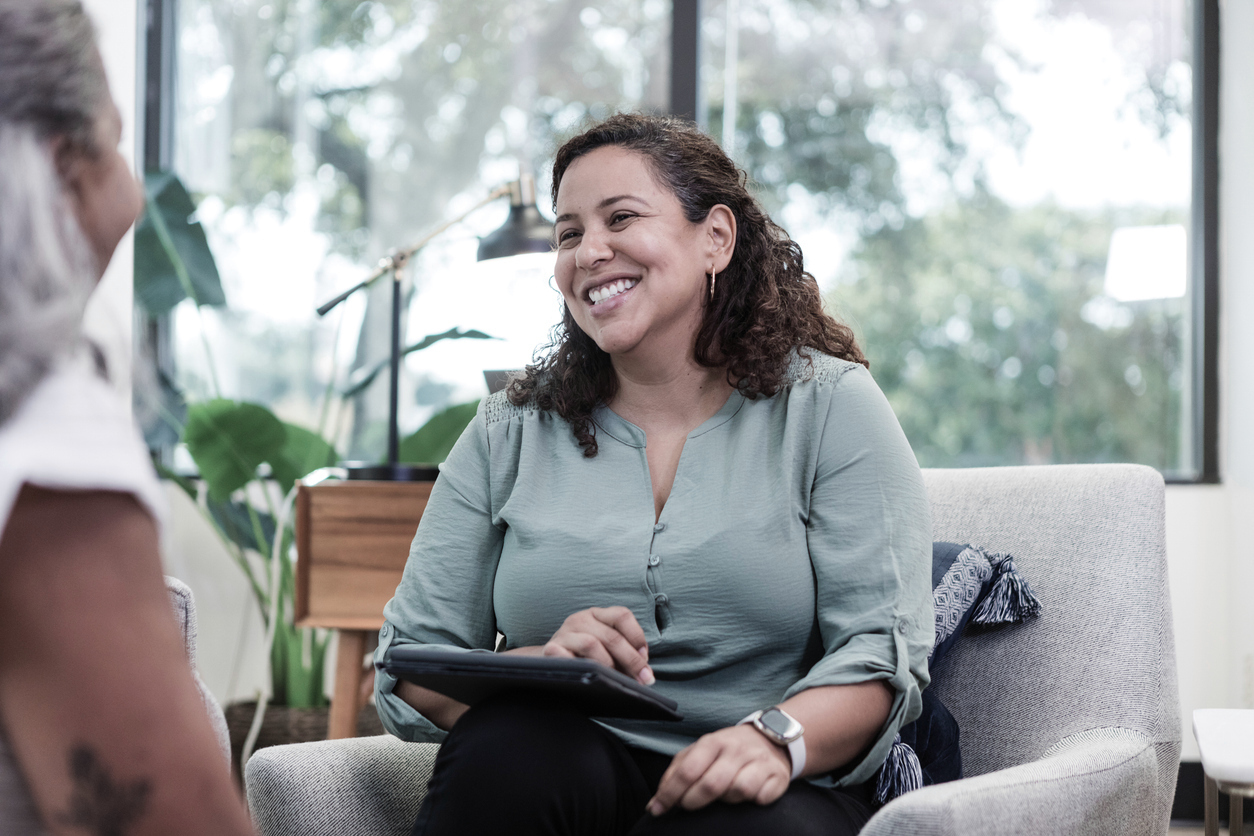 A licensed clinical therapist explaining what we treat at Pillars Health Group.