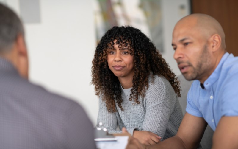 Couple in therapy