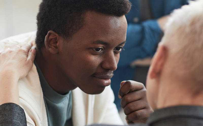 A young boy in individual therapy for teen mood disorder treatment at Pillars Health Group's teen-focused treatment center in Concord, MA.