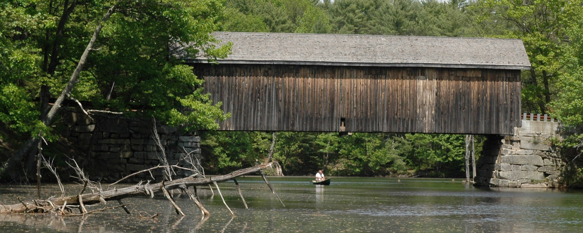 Babb's Bridge in Windham, ME. A short trip away from outpatient mental health treatment at Pillars Health Group.