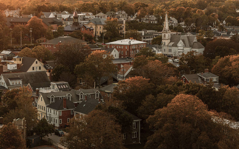 View of North Reading, a short drive away from Pillars Health Group's mental health and addiction treatment center in Tewksbury, Massachusetts.