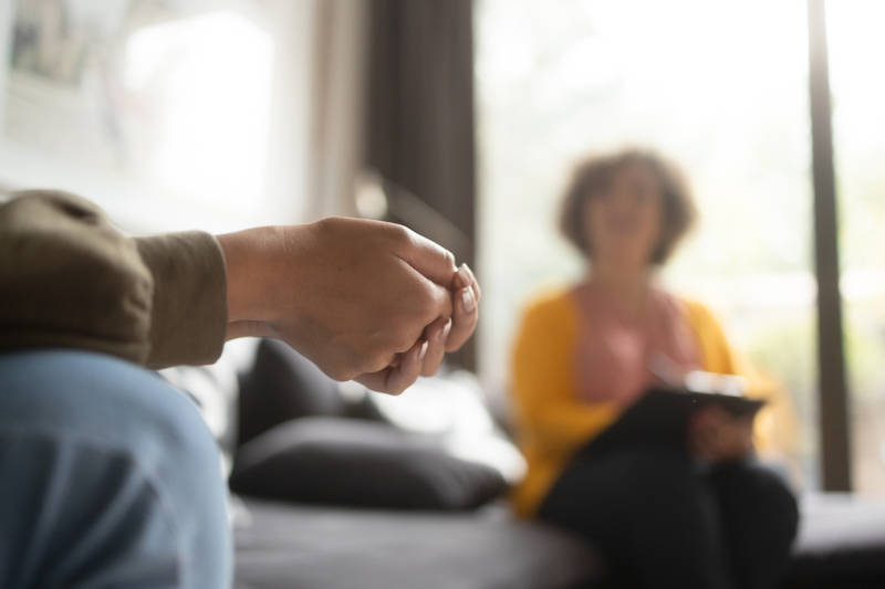 A teen participating in Aftercare Planning, building a soft transition from mental health treatment.